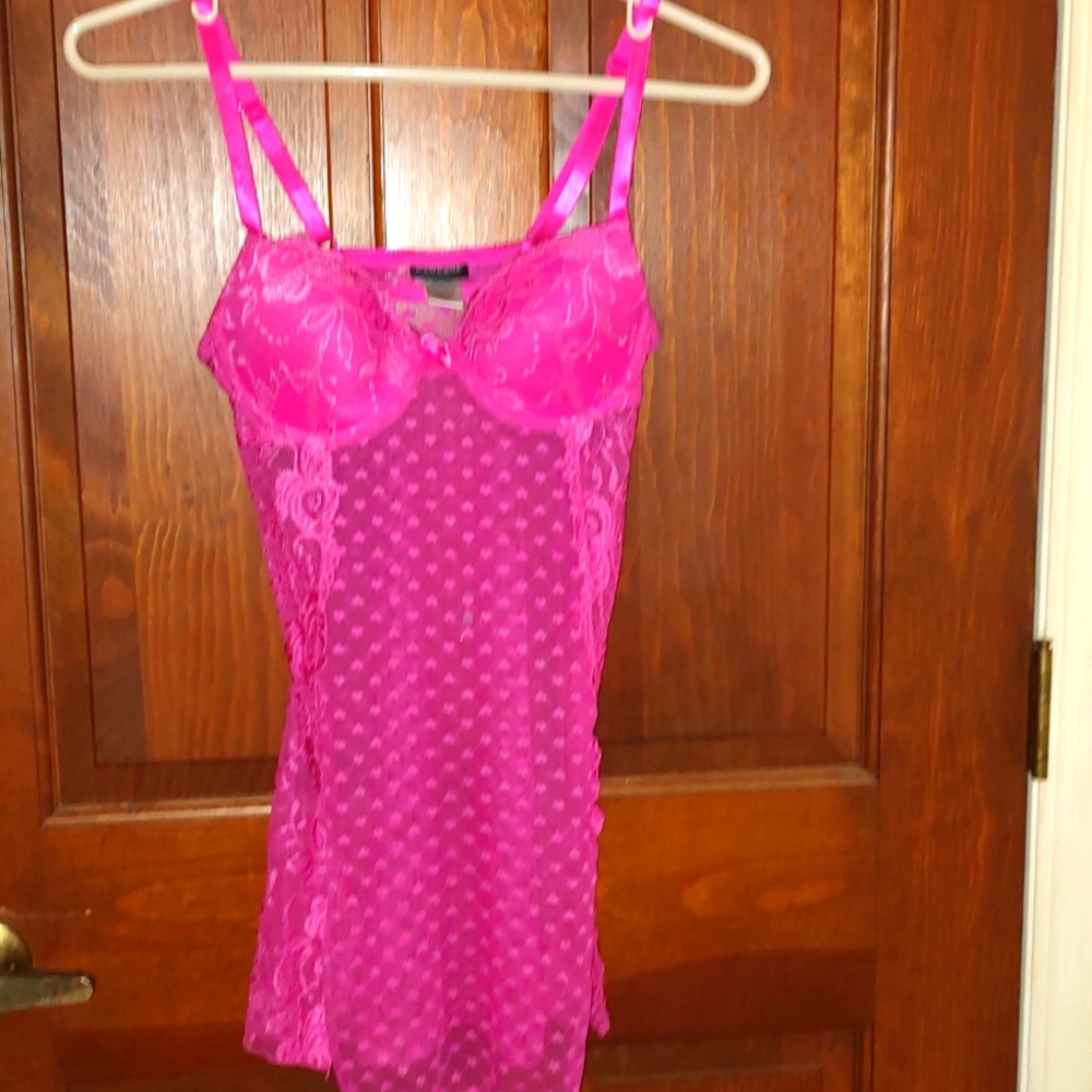 Sexy pink nighty lingerie